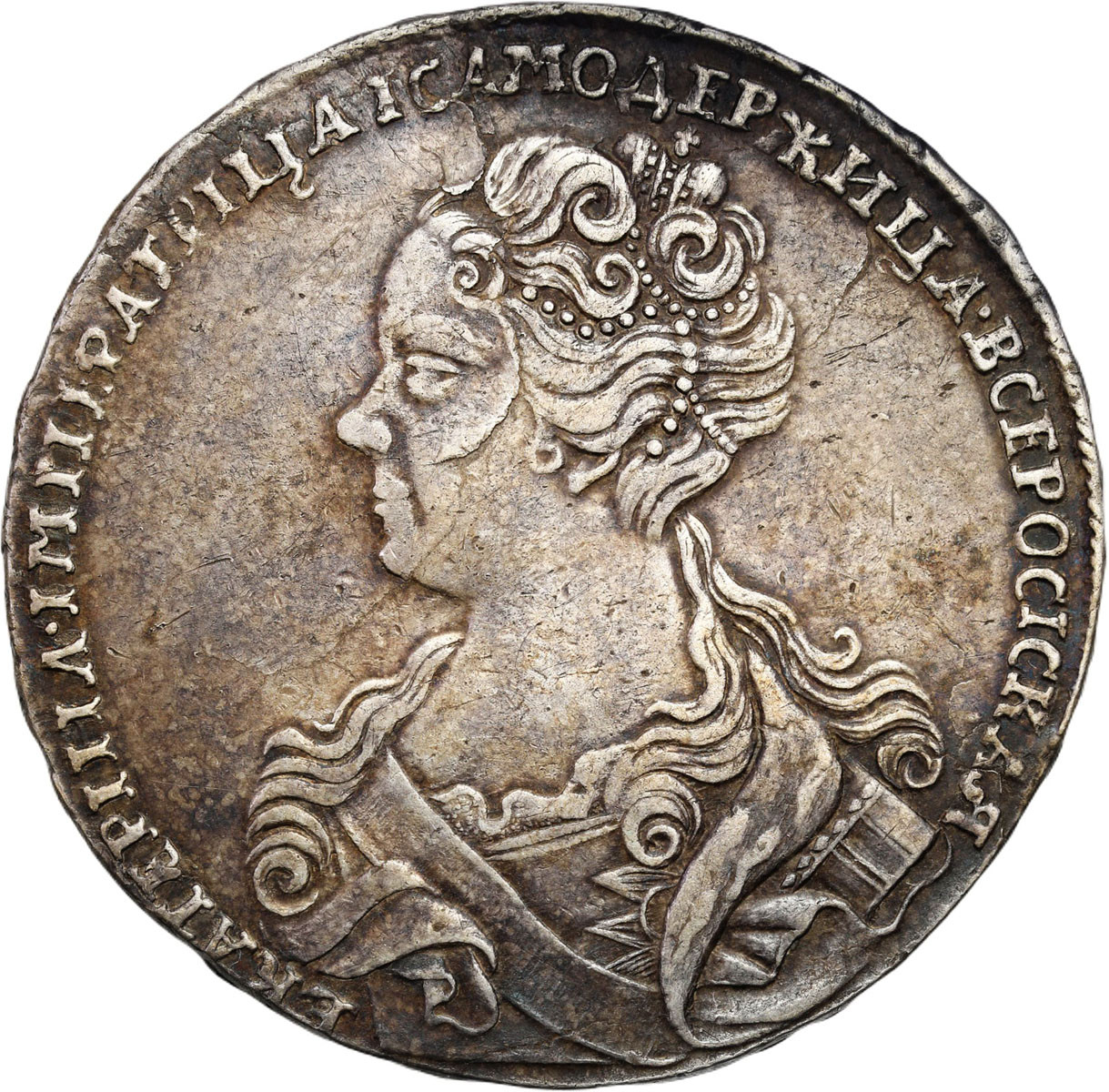Katarzyna I. Rubel 1726, Moskwa - RZADKI